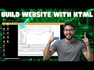 How To Create A Website Using HTML And Notepad | Step-By-Step Tutorial (2025)