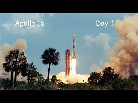 Apollo 16 - Full Mission (Day 1 - The Launch/TLI/TDE/TLC)
