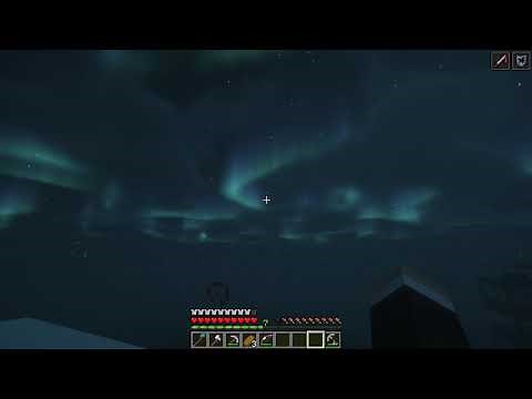 Aurora in minecraft (using BSL Shaders)