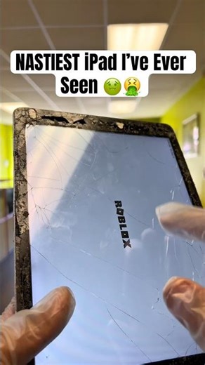 Deep Cleaning and Fixing NASTIEST iPad I’ve ever seen 🤮 #shorts