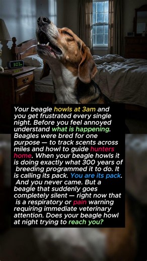 Your Beagle Howls at 3AM Because You Never Came Home to It