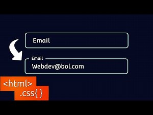 Input Label Animation | HTML & CSS