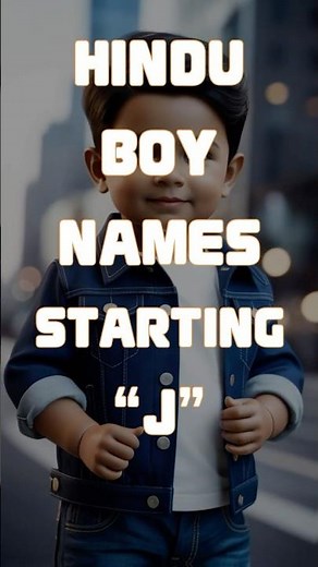 👶✨ Top 3 Modern Hindu Baby Boy Names Starting with J #shorts