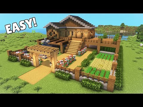 Minecraft Easy Survival House Tutorial🏡