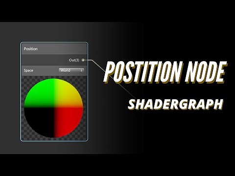 Unity SHADERGRAPH Episode 12: Position