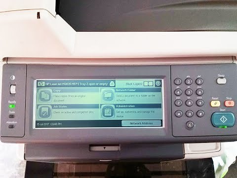 How to install scanner HP LaserJet 3035 MPF