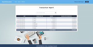 Simple Banking Management System in Python using Django Free Source Code