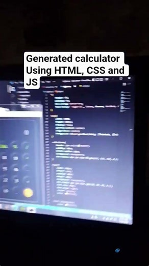 How to Make Calculator using HTML CSS and JavaScript #html