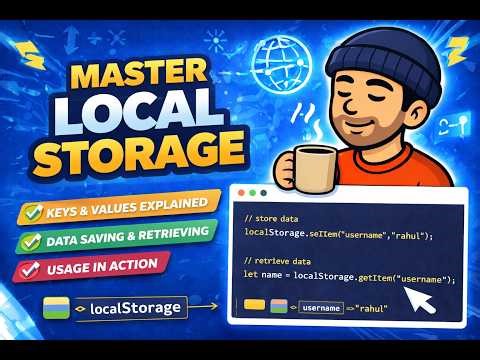 Local Storage in JavaScript 🚀 | Save & Retrieve Data Easily