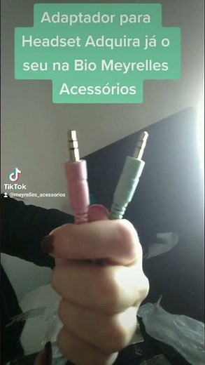 Cabo Adaptador P3 Fêmea para 2 P2 Macho 3,5mm Fone e Microfone para Headset