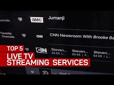 Top 5 live TV streaming services (CNET Top 5)