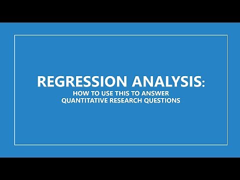 Quantitative Research | Regression Analysis