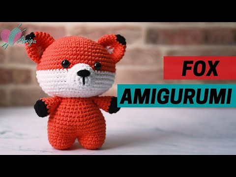 #118 | Fox Amigurumi Easy Tutorial (1/2) | Crochet Amigurumi Animals | Free Pattern | AmiguWorld
