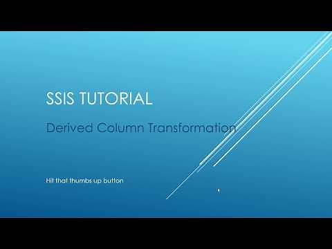 SSIS Tutorial - Derived Column Transformation