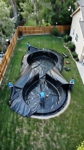 Infinite Loop Pool Build ♾️ Backyard Transformation!