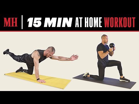 15 Min Full-Body Workout You Can Do From Home | Men's Health