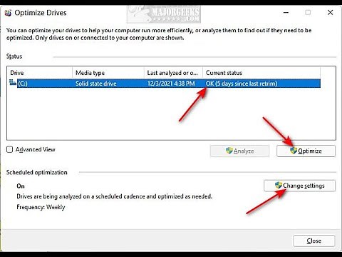 How to Optimize and Defragment Drives in Windows 10 & 11