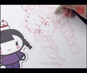 Pucca and Friends: Ching and Abyo Drawings