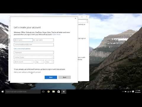 Windows 10 User Account Management