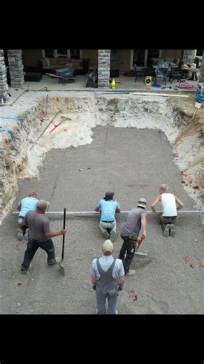 Setting a fiberglass pool shell with a crane