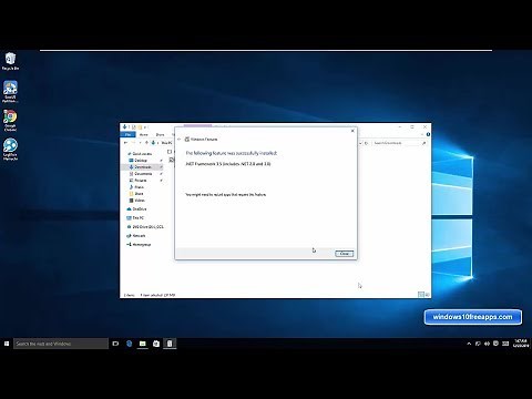 How To Install .Net Framework 3.5 On Windows 10 [TUTORIAL]