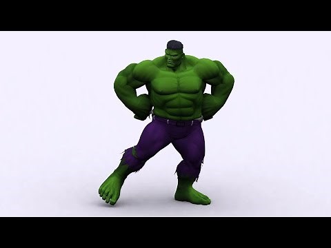 Hulk dancing green screen