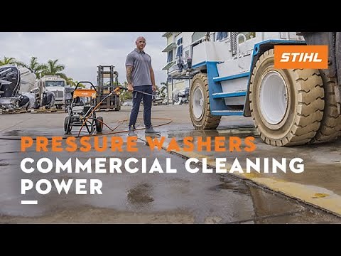 Commercial Cleaning Power | STIHL Pressure Washers