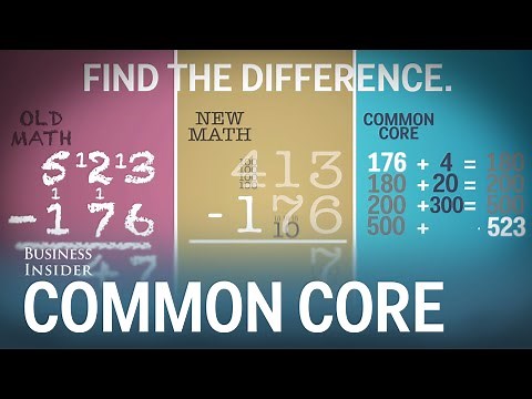 How Common Core subtraction works