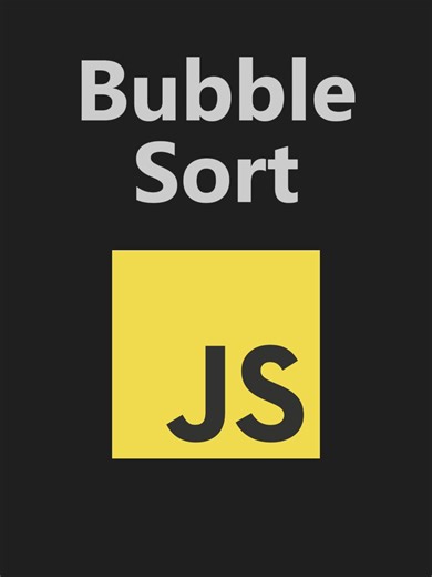 Writing Bubble Sort Algorytm in JavaScript #javascript #frontend #snackjs