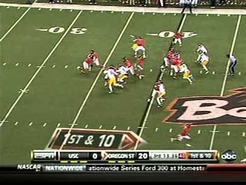 Oregon State beats USC 11/20/10 - highlights!