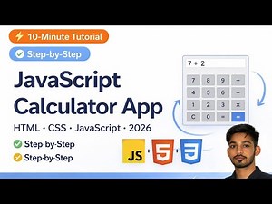 How to Create a Simple Calculator Using HTML, CSS, and JavaScript | Step-by-Step Guide !🔥