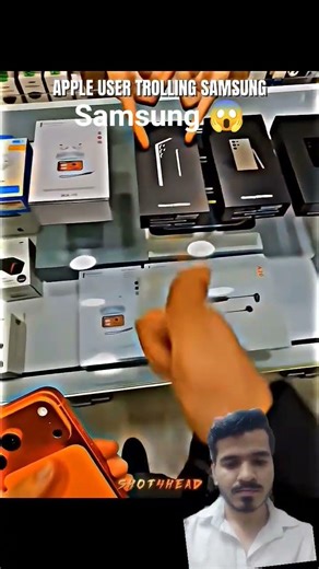 He Trolled Samsung ... Samsung Hit back Hard 💀 #iphonevssamsung #tech #shorts