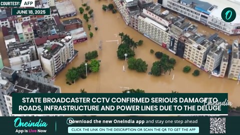 China Flood Horror: Panic In China As 6 Dead, 80K Evacuated | “Exceptionally Large Flood” Hits China