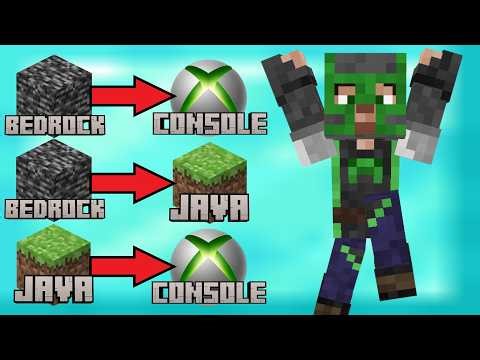 I Made BEDROCK look like CONSOLE and JAVA! And made JAVA look like CONSOLE!