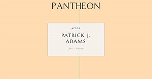 Patrick J. Adams Biography | Pantheon