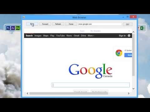How to Create a Web Browser in Visual Studio