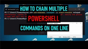 Guide pratique pour chaîner plusieurs commandes PowerShell sur une seule ligne