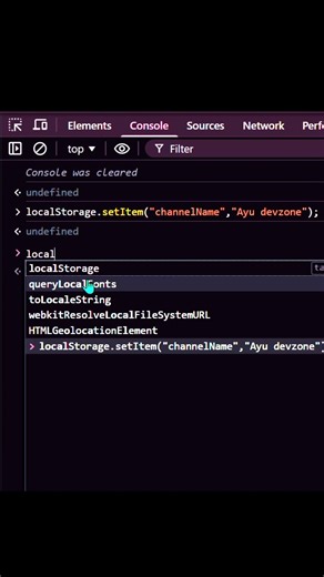 😳 This JavaScript Trick Saves Data Even After Refresh! #shorts #youtubeshorts