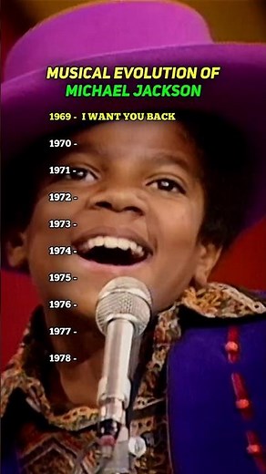 The Musical Evolution of Michael Jackson (Part 1: The Jackson 5 Era 🎤)