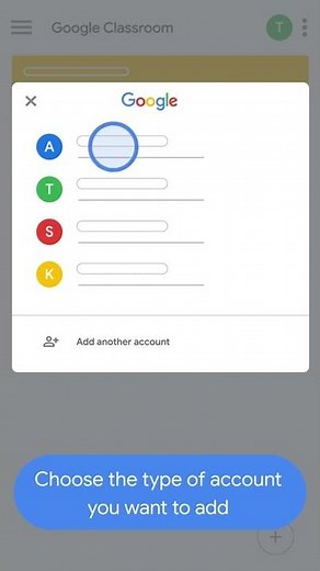 Sign in to Google Classroom (Android)