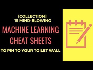 Best 15  Machine Learning Cheat Sheets to Pin to Your Toilet Wall - Be on the Right Side of Change