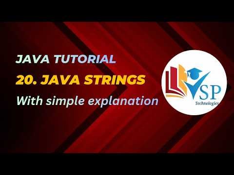 Strings in Java | Java String Tutorial for Beginners | String Methods & Examples