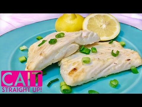 How To Cook Halibut | Easy Pan Seared Halibut Recipe | Cait Straight Up
