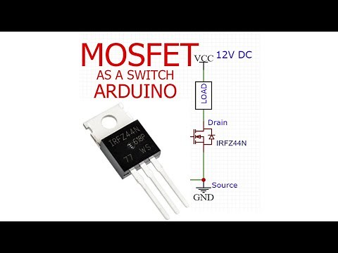 MOSFET as a Switch - MOSFET with Arduino