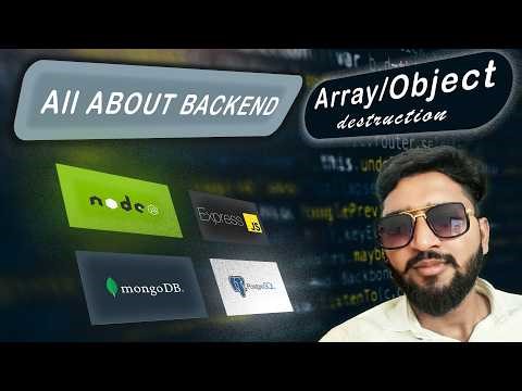 JavaScript Destructuring + Iteration 🔥 Arrays & Objects Explained | #nodejs