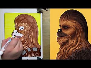 Chewbacca Drawing Tutorial