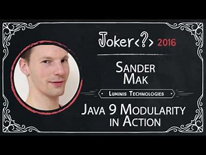 Sander Mak — Java 9 Modularity in Action