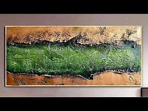 Mastering Textured ABSTRACT Art | ACRYLIC Painting Tutorial | Canvas Palette Knife Techniques