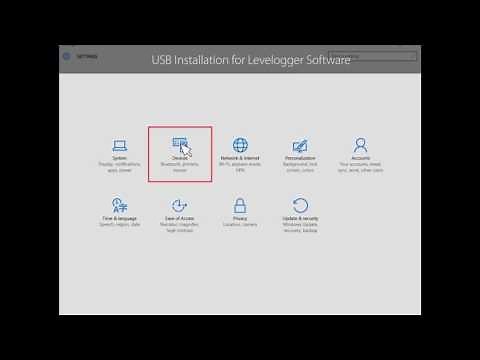 USB Driver Installation Windows 10