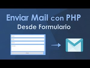COMO ENVIAR MAIL CON PHP DESDE UN FORMULARIO